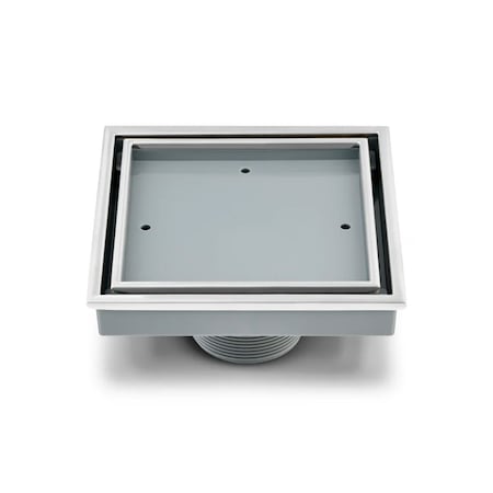 Unique 6'' Center Tile-In Shower Drain Polished REJ-664